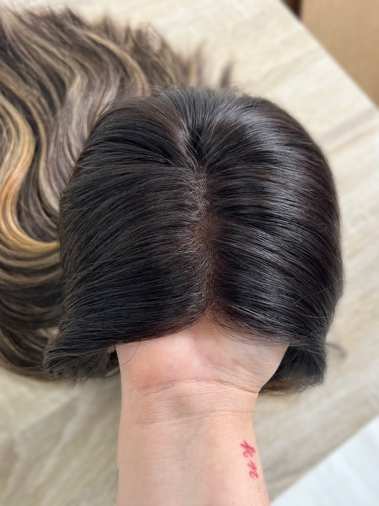  lace top human hair wig - black human hair wig - lace top wigs for women - breathable human hair wigs - affordable natural hair wigs - full coverage human hair wigs