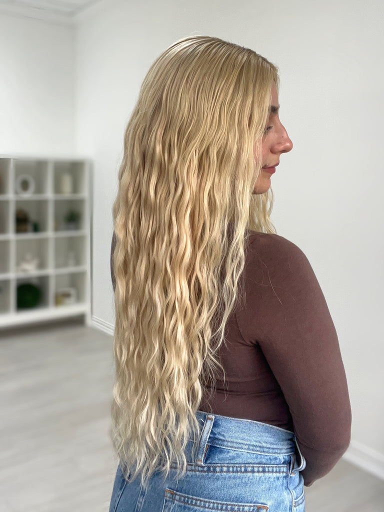 lace top human hair wig - blonde human hair wig - lace top wigs for women - breathable human hair wigs - affordable natural hair wigs - full coverage human hair wigs
