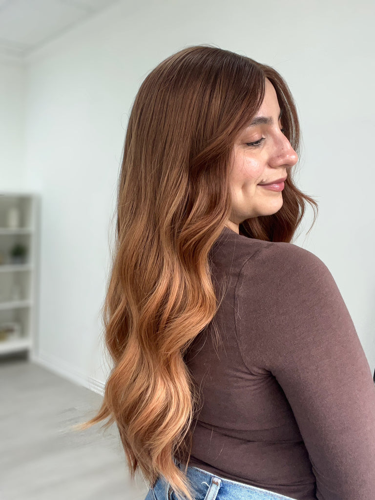 lace top human hair wig - red human hair wig - lace top wigs for women - breathable human hair wigs - affordable natural hair wigs - full coverage human hair wigs
