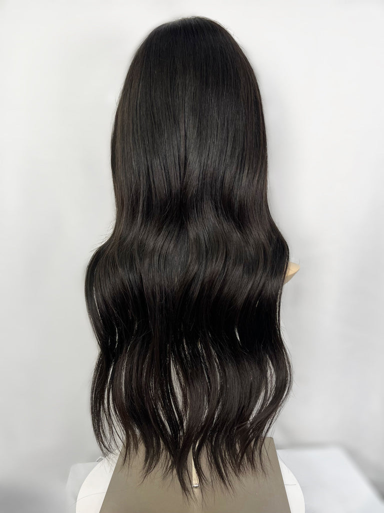 Halsey Glueless 2.0 Lace Top Wig, size Large, 25" length - Silk or Lace