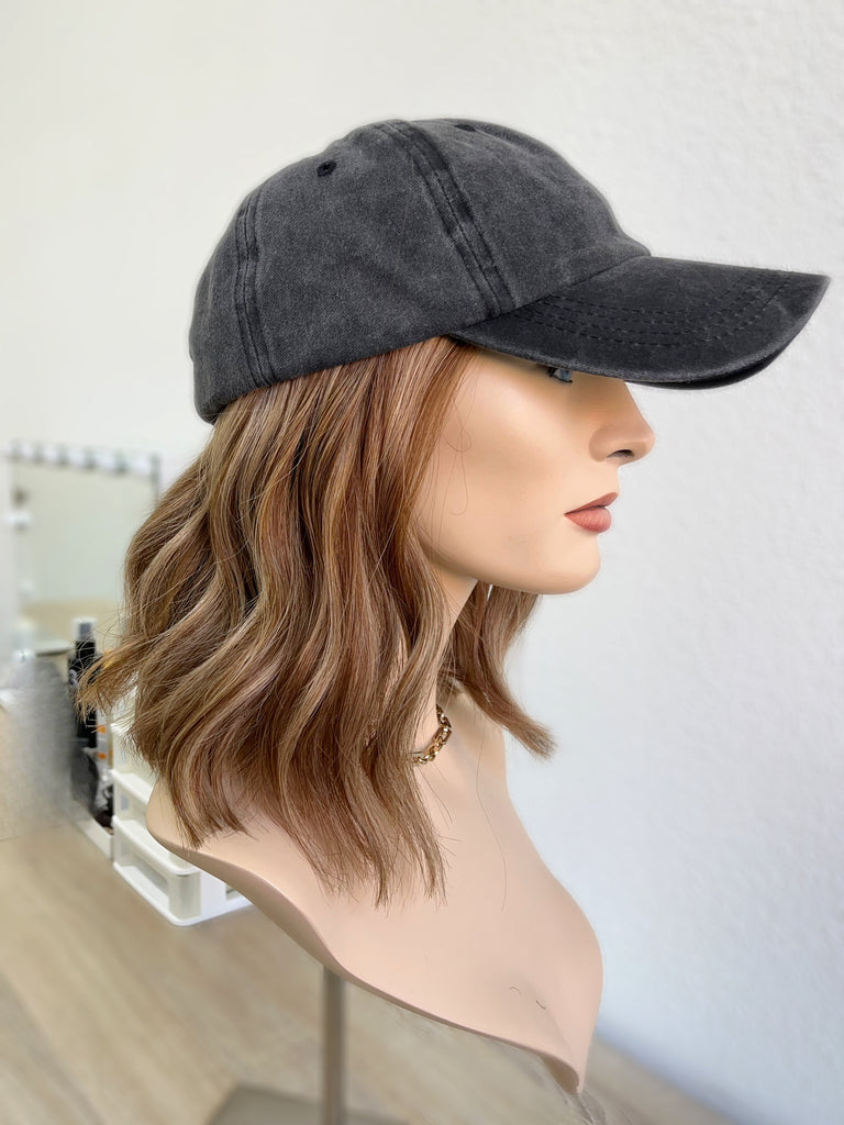 natural movement hair wigs - hat wigs - non-slip human hair wigs - easy to style human hair wig