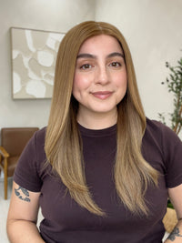 Milano Wigs Ponytail Silk Top, Lace Front Wig - Light Brown Babylight - R4004