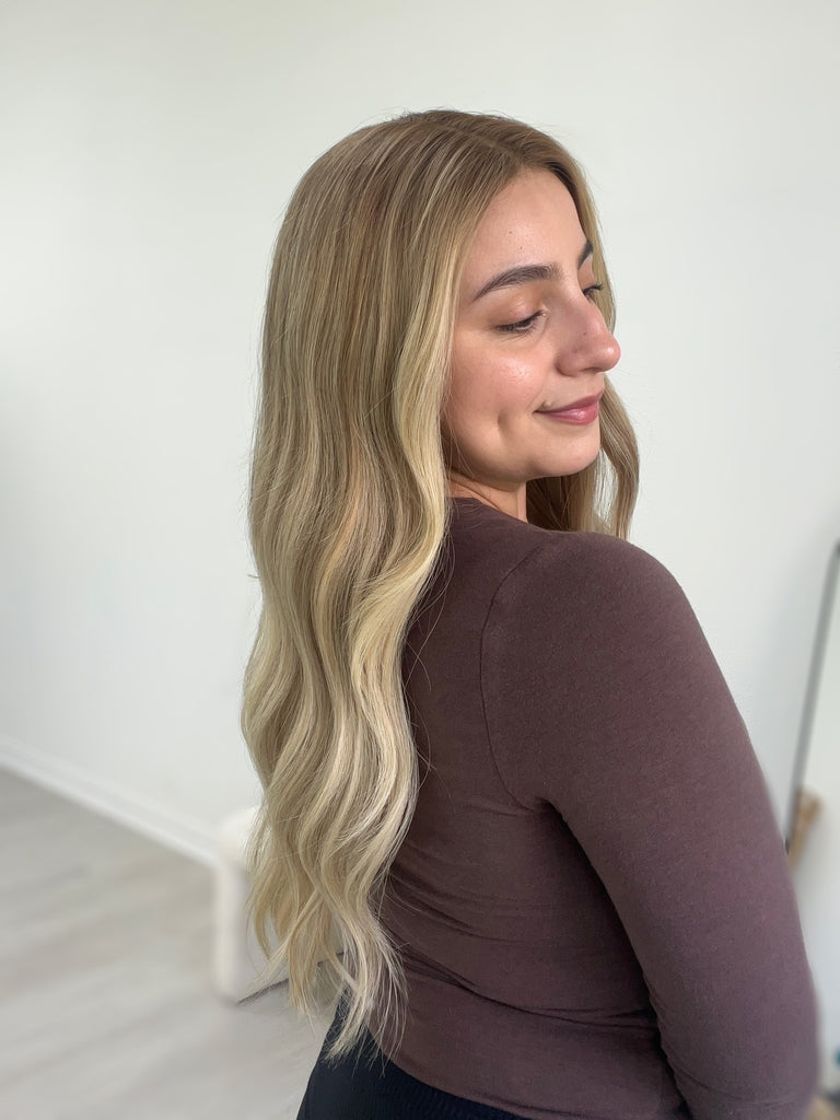  lace top human hair wig - blonde human hair wig - lace top wigs for women - breathable human hair wigs - affordable natural hair wigs - full coverage human hair wigs
