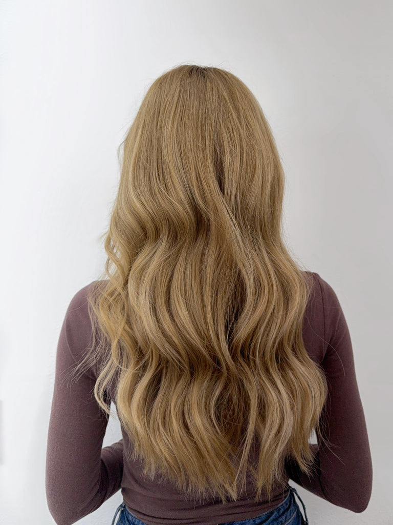 lace top human hair wig - blonde human hair wig - lace top wigs for women - breathable human hair wigs - affordable natural hair wigs - full coverage human hair wigs
