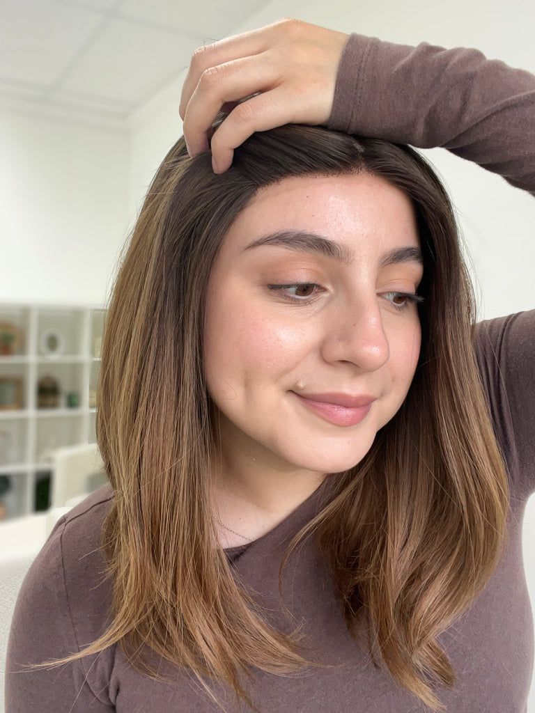 silk top lace front wig - lace front wig - lightly worn wig - preloved wig - wigs for women - affordable natural hair wigs - buy used wigs 
