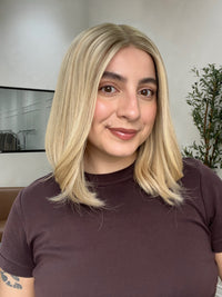 Lu's Wigs Lace Top Topper/Whopper - Stephanie Light Cool Blonde - R3696
