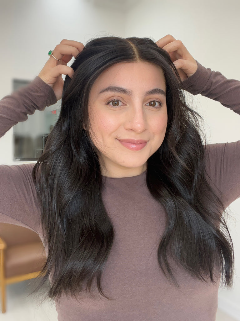 lace top human hair wig - black human hair wig - lace top wigs for women - breathable human hair wigs - affordable natural hair wigs - full coverage human hair wigs
