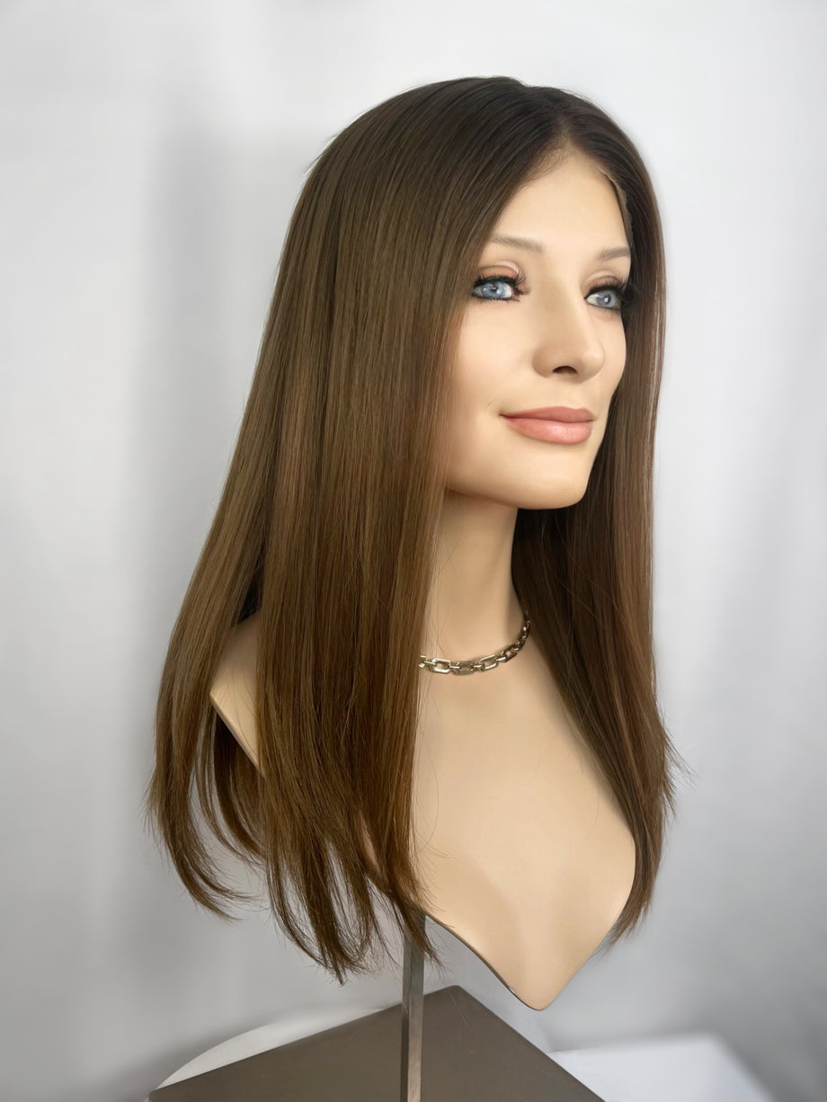 Full head lace clearance human hair wigs