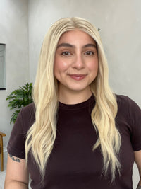 Tresses By Juless Velvet Luxe Fully Hand Tied Lace Top Wig - Taytum Cool Light Platinum Blonde - R3862