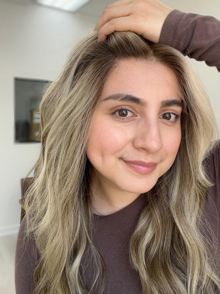  lace top human hair wig - blonde human hair wig - lace top wigs for women - breathable human hair wigs - affordable natural hair wigs - full coverage human hair wigs