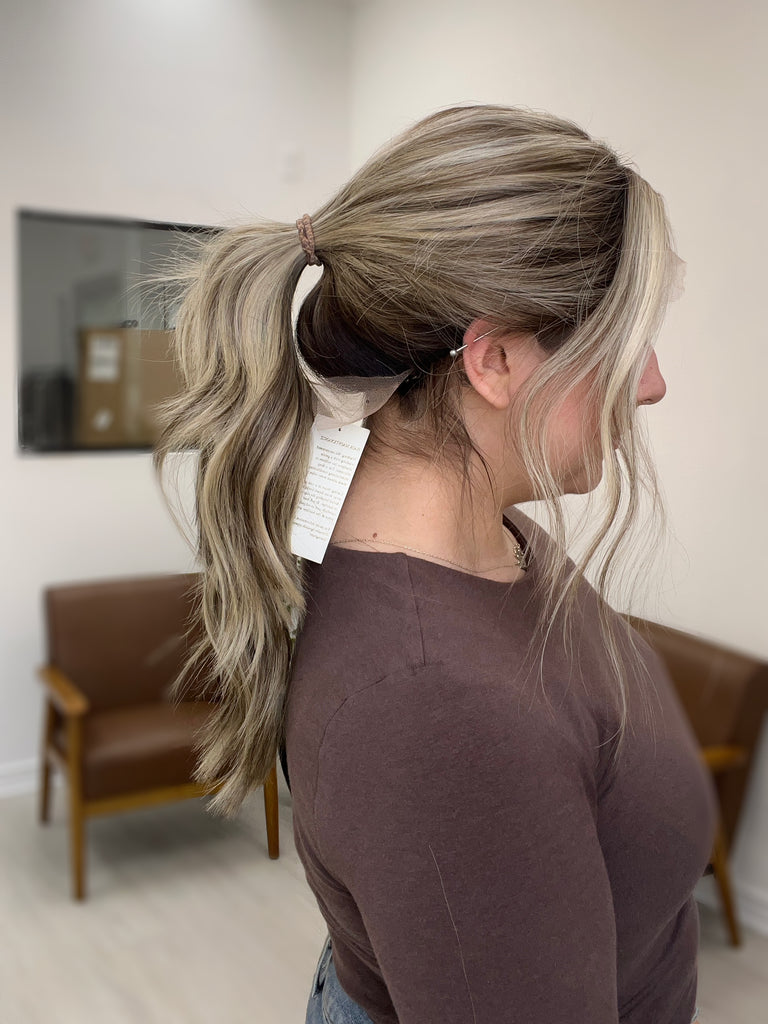 lace top human hair wig - blonde human hair wig - lace top wigs for women - breathable human hair wigs - affordable natural hair wigs - full coverage human hair wigs