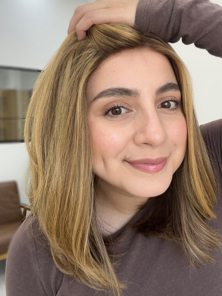 silk top lace front wig - lace front wig - lightly worn wig - preloved wig - wigs for women - affordable natural hair wigs - buy used wigs 
