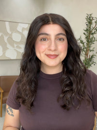 The Wig Fairy Wavy Lace Top Wig - Dark Brown - R4075