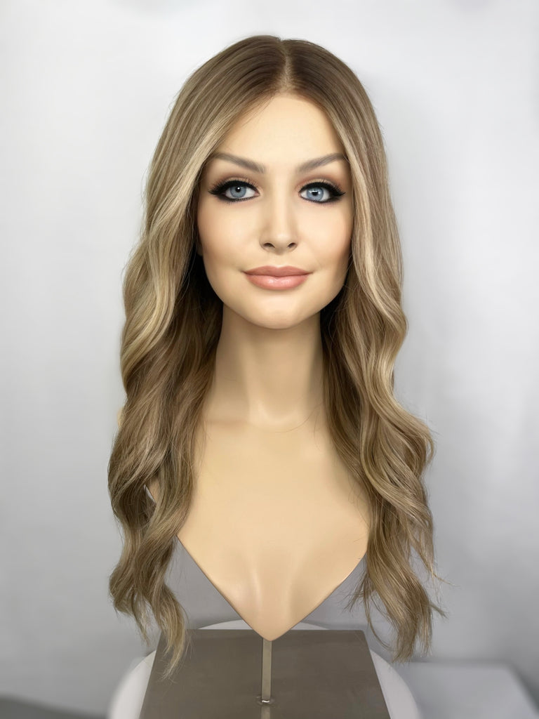 lace top human hair wig - hairalicious wigs - blonde human hair wig - lace top wigs for women - breathable human hair wigs - affordable natural hair wigs - full coverage human hair wigs