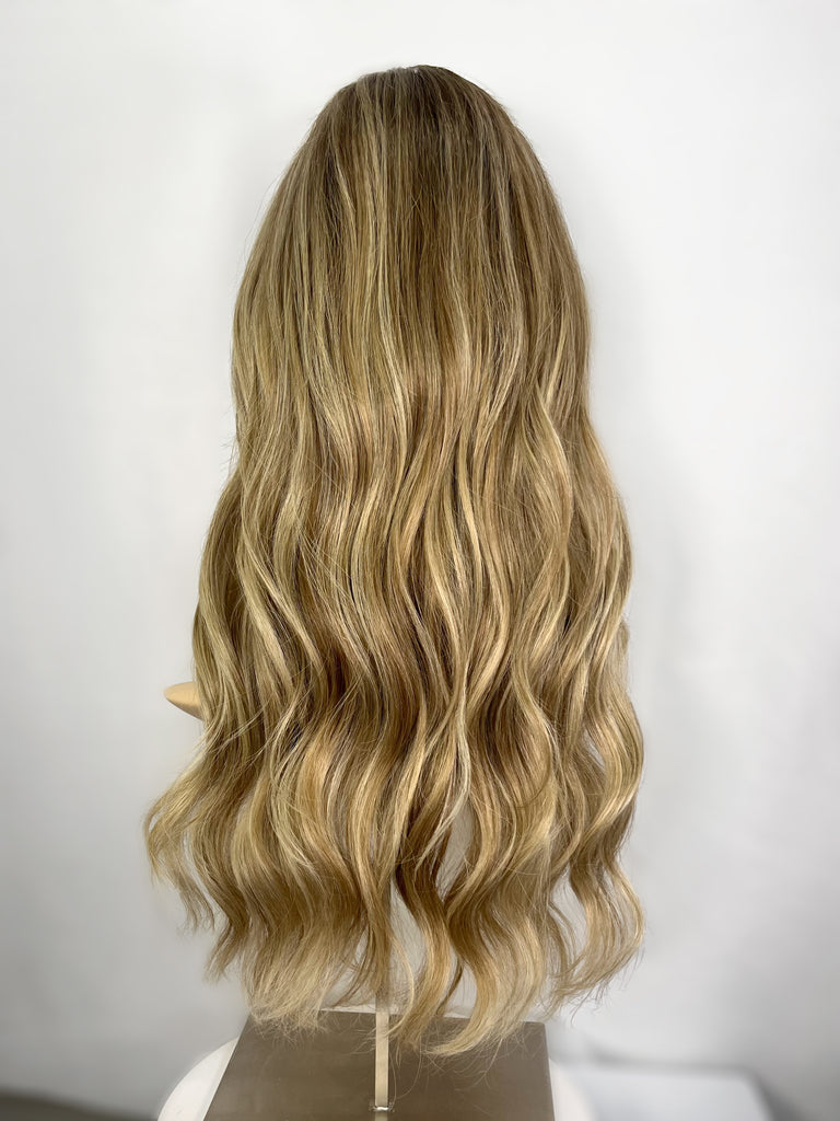 lace top human hair wig - hairalicious wigs - blonde human hair wig - lace top wigs for women - breathable human hair wigs - affordable natural hair wigs - full coverage human hair wigs