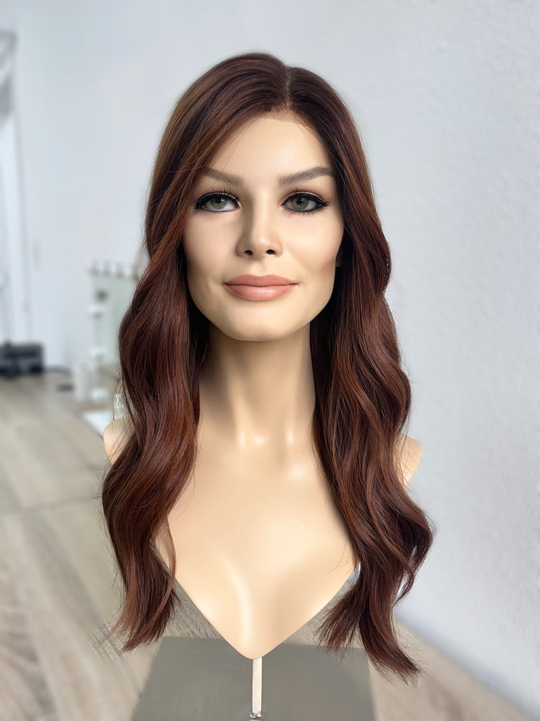 lace top human hair wig - blonde human hair wig - lace top wigs for women - breathable human hair wigs - affordable natural hair wigs - full coverage human hair wigs