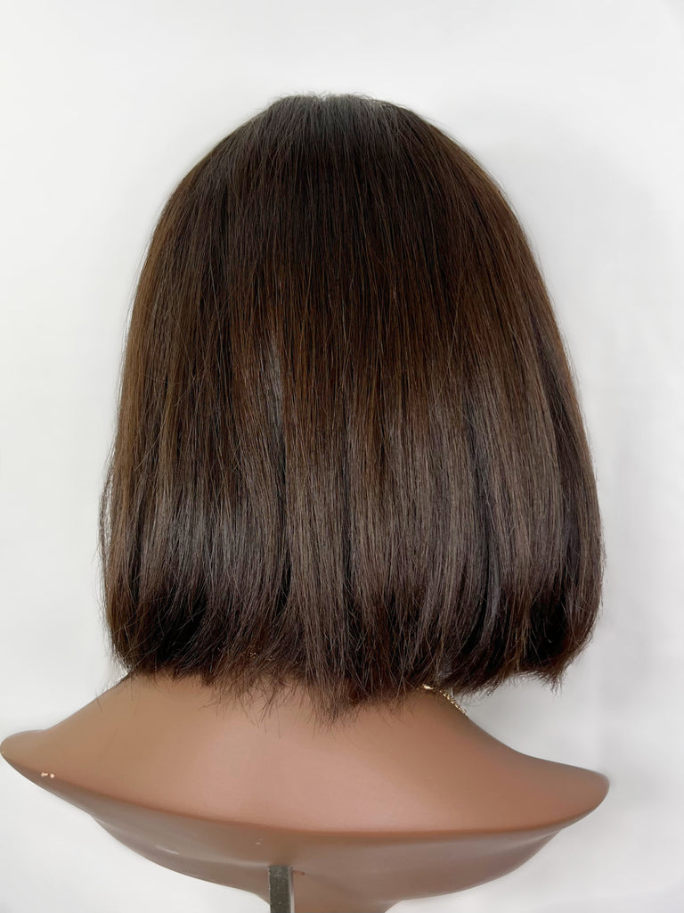 Madison Hair Silk Top Comfort Cap Wig, "Dark Brown" (R1666) - Silk or Lace