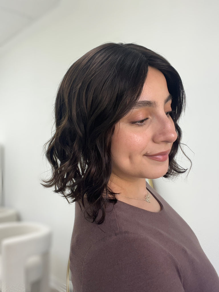 human hair toppers for women - silk or lace hair topper - gently used hair topper - silk top topper - hair topper hairstyles - used toppers for sale 
