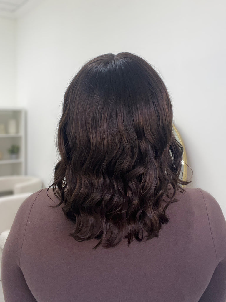 human hair toppers for women - silk or lace hair topper - gently used hair topper - silk top topper - hair topper hairstyles - used toppers for sale 
