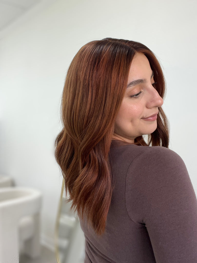  lace top human hair wig - red human hair wig - lace top wigs for women - breathable human hair wigs - affordable natural hair wigs - full coverage human hair wigs
