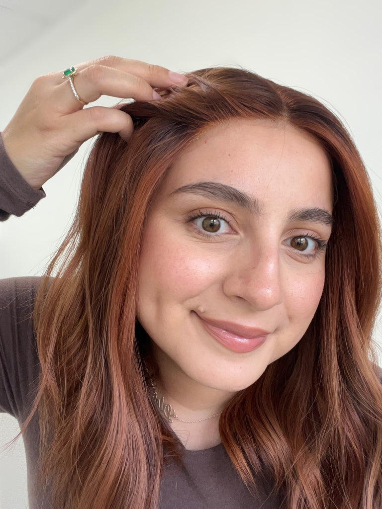  lace top human hair wig - red human hair wig - lace top wigs for women - breathable human hair wigs - affordable natural hair wigs - full coverage human hair wigs
