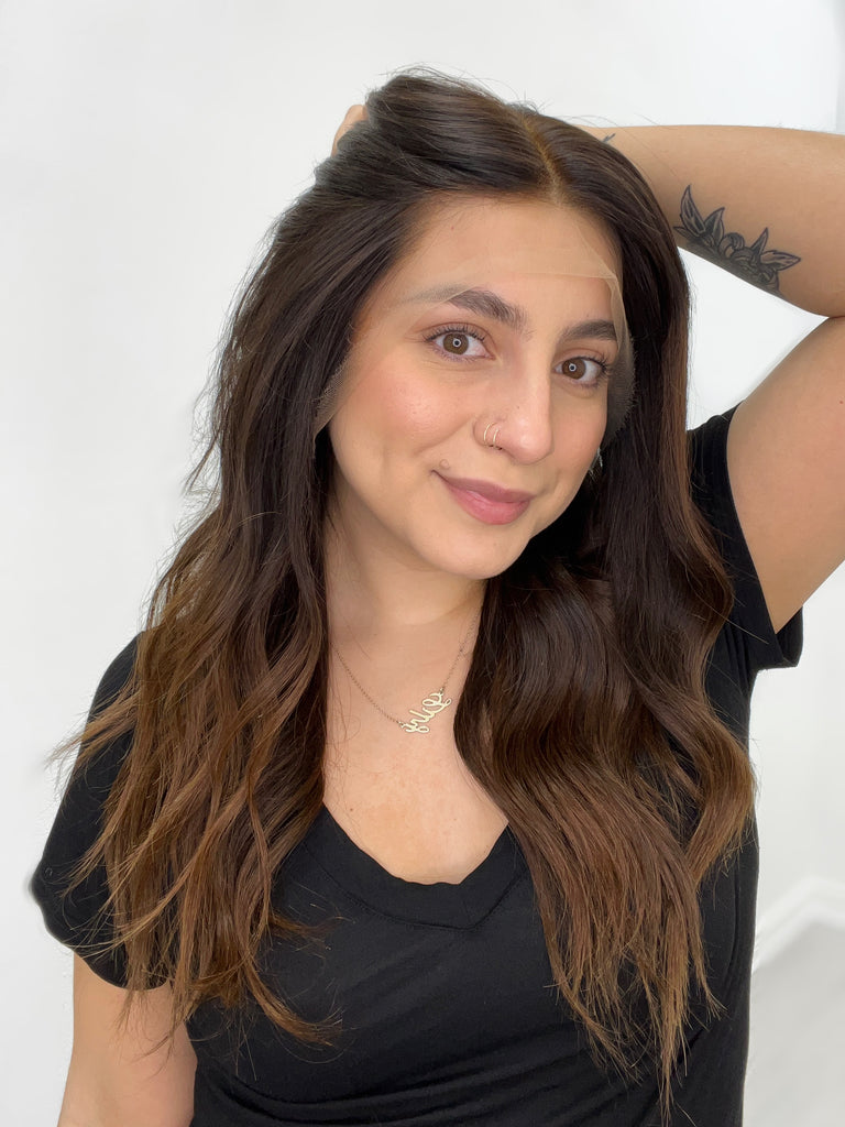 Silk or Lace Leo Collection Lace Top Wig, "Mia" (R1635) - Silk or Lace