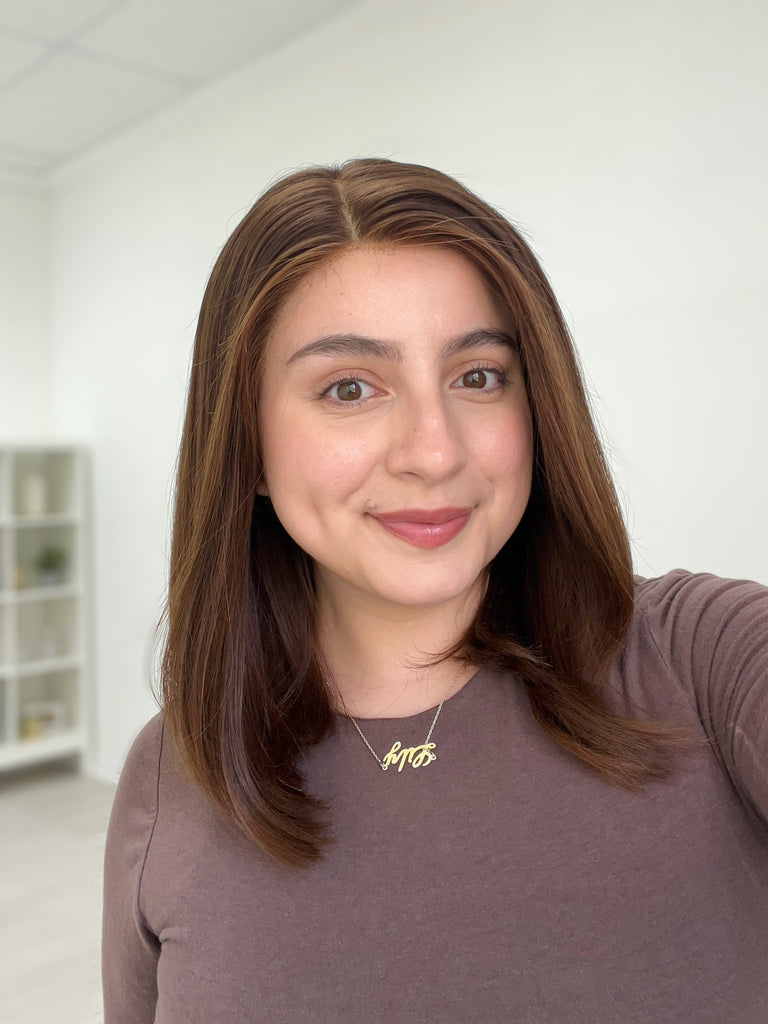 lace top human hair wig - brunette human hair wig - lace top wigs for women - breathable human hair wigs - affordable natural hair wigs - full coverage human hair wigs
