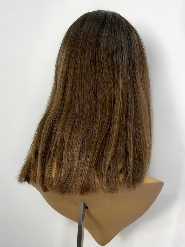 Moonlight Hair Featherlite Topper, "Medium Caramel Brown" (R1767) - Silk or Lace