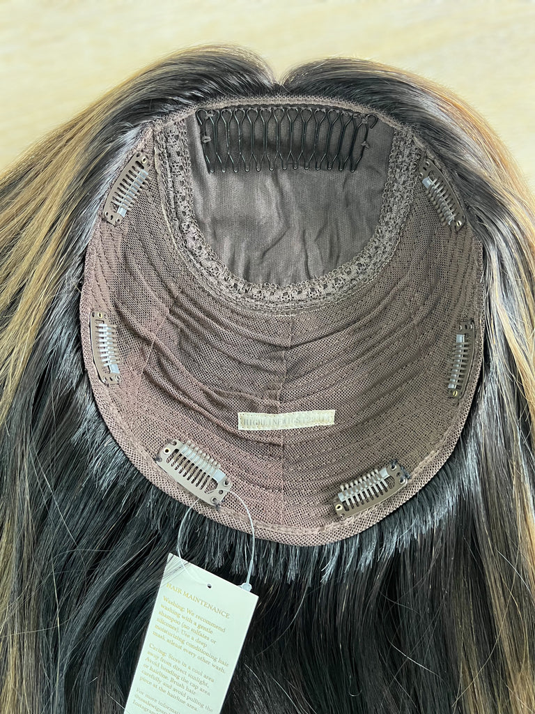 human hair toppers for women - silk or lace hair topper - gently used hair topper - silk top topper - hair topper hairstyles - used toppers for sale 