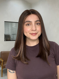 Madison Wigs Comfort Cap Lace Top Wig - Robyn Dark Brown with Balayage - R3718