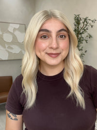 Raregen Hair Fully Hand Tied Lace Top Wig - Ayla Platinum Blonde - R4080