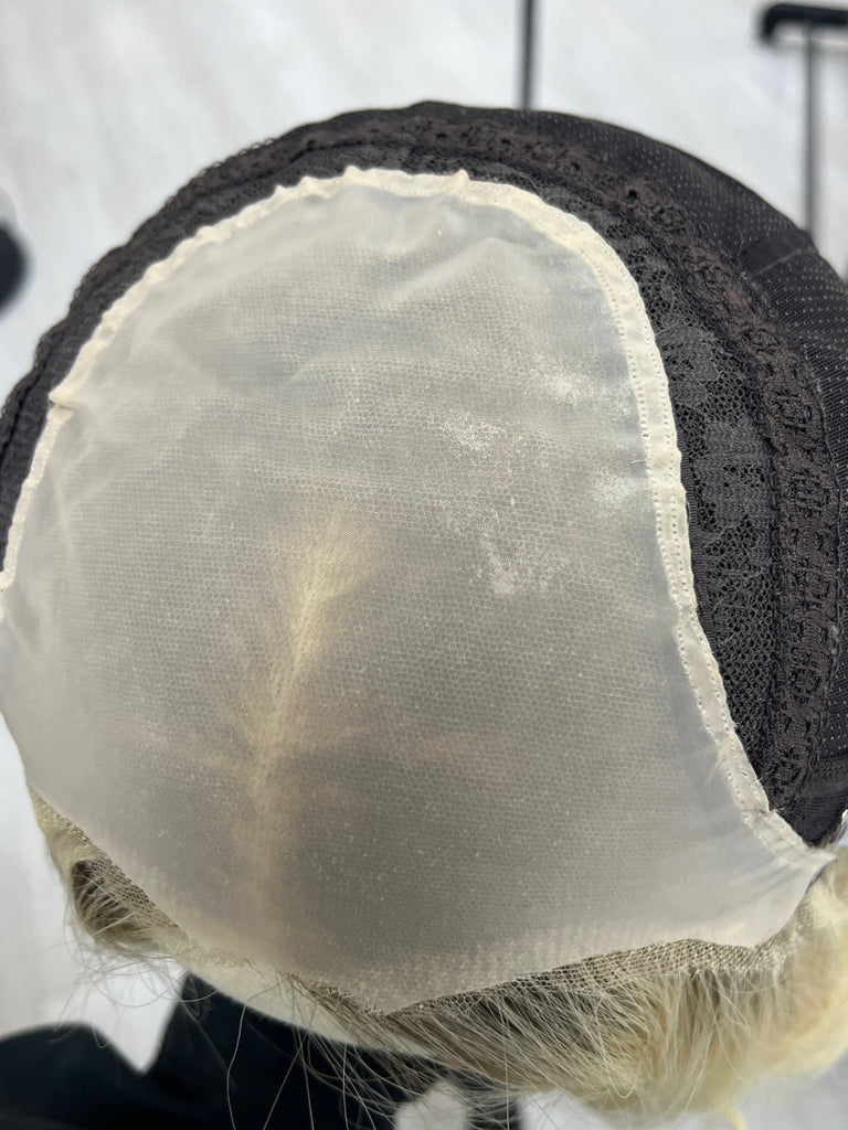 lace top human hair wig - blonde human hair wig - lace top wigs for women - breathable human hair wigs - affordable natural hair wigs - full coverage human hair wigs
