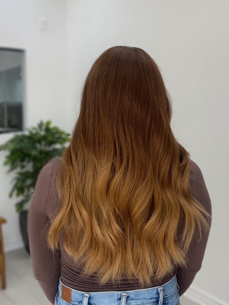 lace top human hair wig - brunette human hair wig - lace top wigs for women - breathable human hair wigs - affordable natural hair wigs - full coverage human hair wigs
