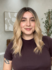 Madison Wigs Silk Top Topper - Brooke Rooted Warm Sandy Blonde - R3905
