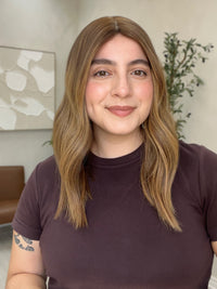 Toss Hair Collection Silk Top Topper - Bella Neutral Brown with Sunkissed Balayage - R4091