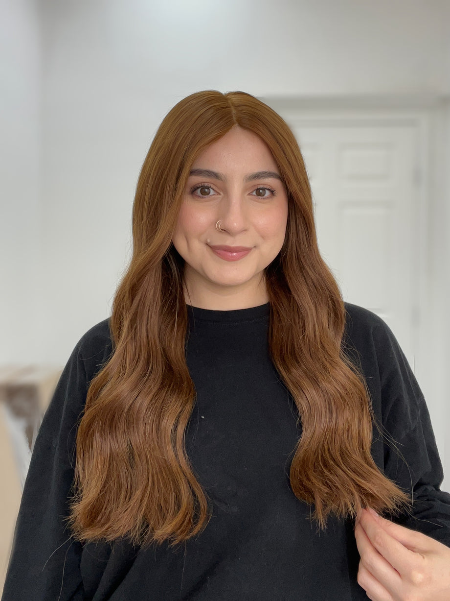 Lu s Lace Top Wig Warm Auburn Brown R2031 Silk or Lace