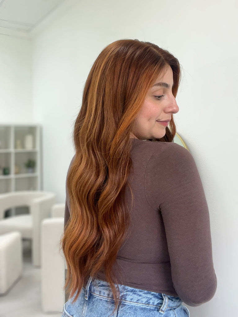 lace top human hair wig - red human hair wig - lace top wigs for women - breathable human hair wigs - affordable natural hair wigs - full coverage human hair wigs