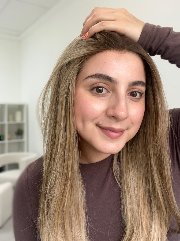  lace top human hair wig - blonde human hair wig - lace top wigs for women - breathable human hair wigs - affordable natural hair wigs - full coverage human hair wigs