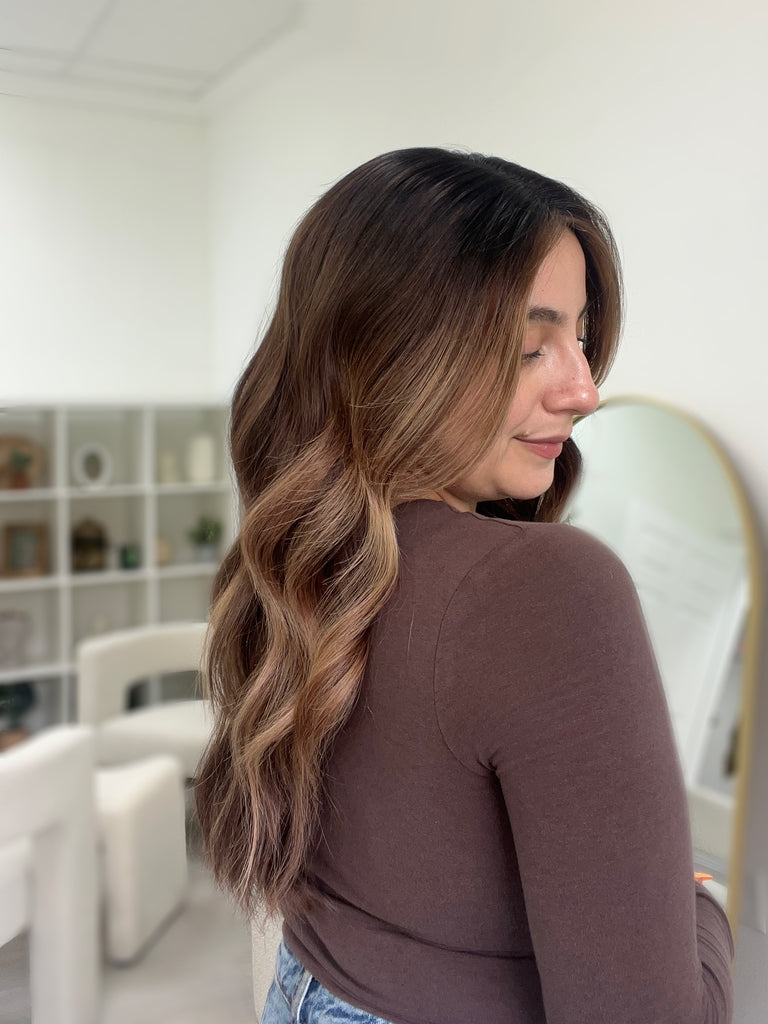 lace top human hair wig - brunette human hair wig - lace top wigs for women - breathable human hair wigs - affordable natural hair wigs - full coverage human hair wigs