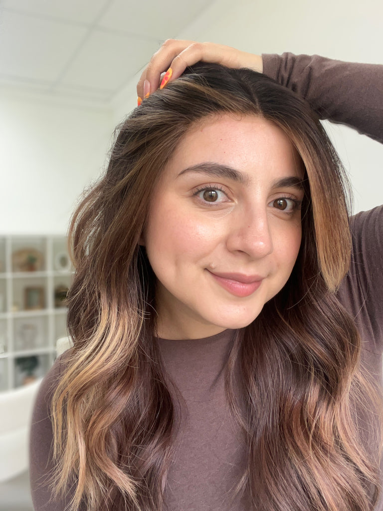 lace top human hair wig - brunette human hair wig - lace top wigs for women - breathable human hair wigs - affordable natural hair wigs - full coverage human hair wigs