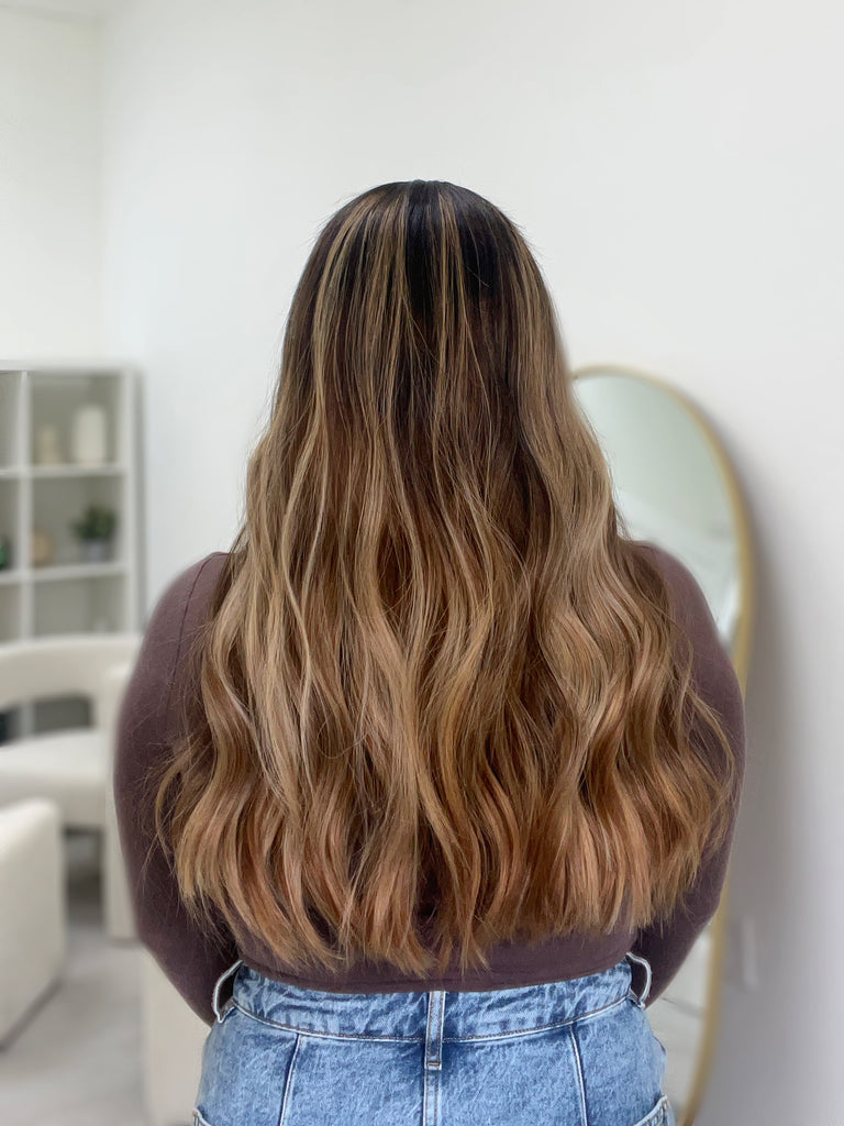 lace top human hair wig - blonde human hair wig - lace top wigs for women - breathable human hair wigs - affordable natural hair wigs - full coverage human hair wigs