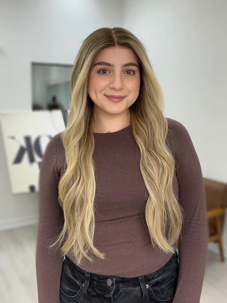  lace top human hair wig - blonde human hair wig - lace top wigs for women - breathable human hair wigs - affordable natural hair wigs - full coverage human hair wigs
