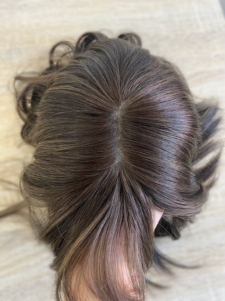human hair toppers for women - silk or lace hair topper - gently used hair topper - silk top topper - hair topper hairstyles - used toppers for sale 