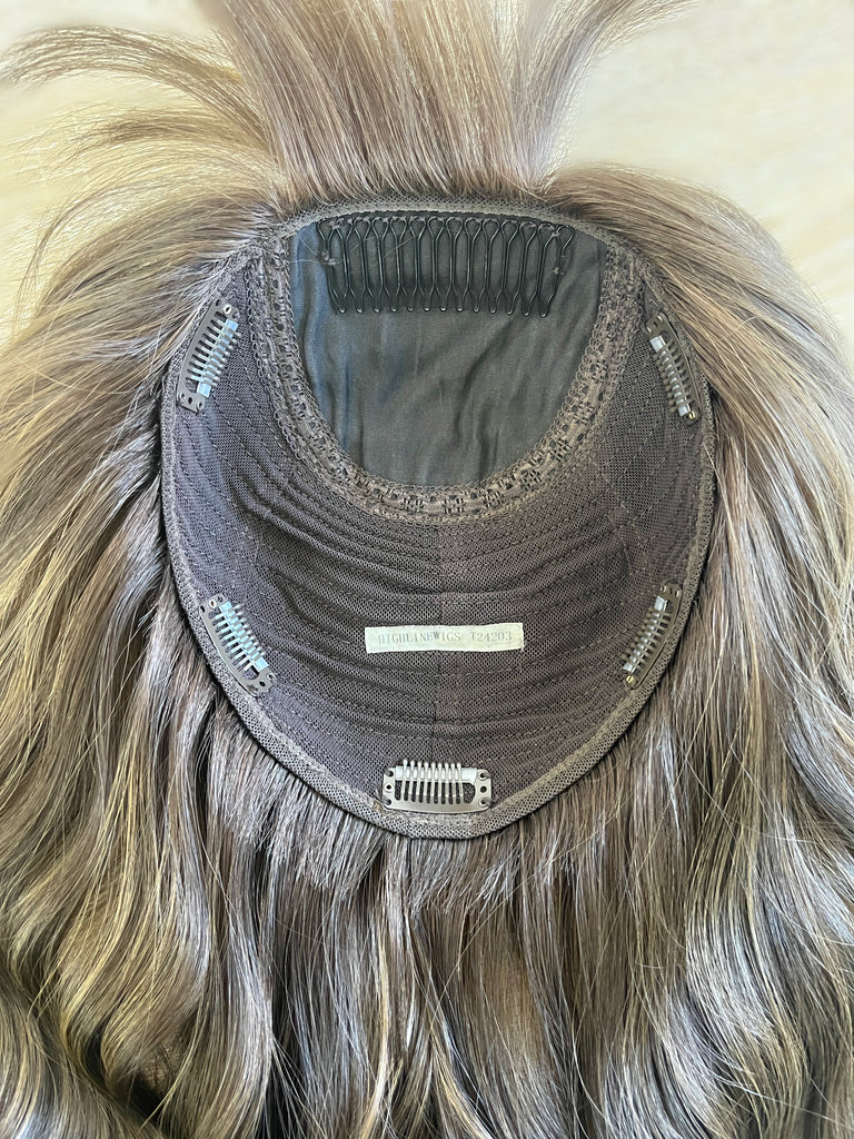 human hair toppers for women - silk or lace hair topper - gently used hair topper - silk top topper - hair topper hairstyles - used toppers for sale 