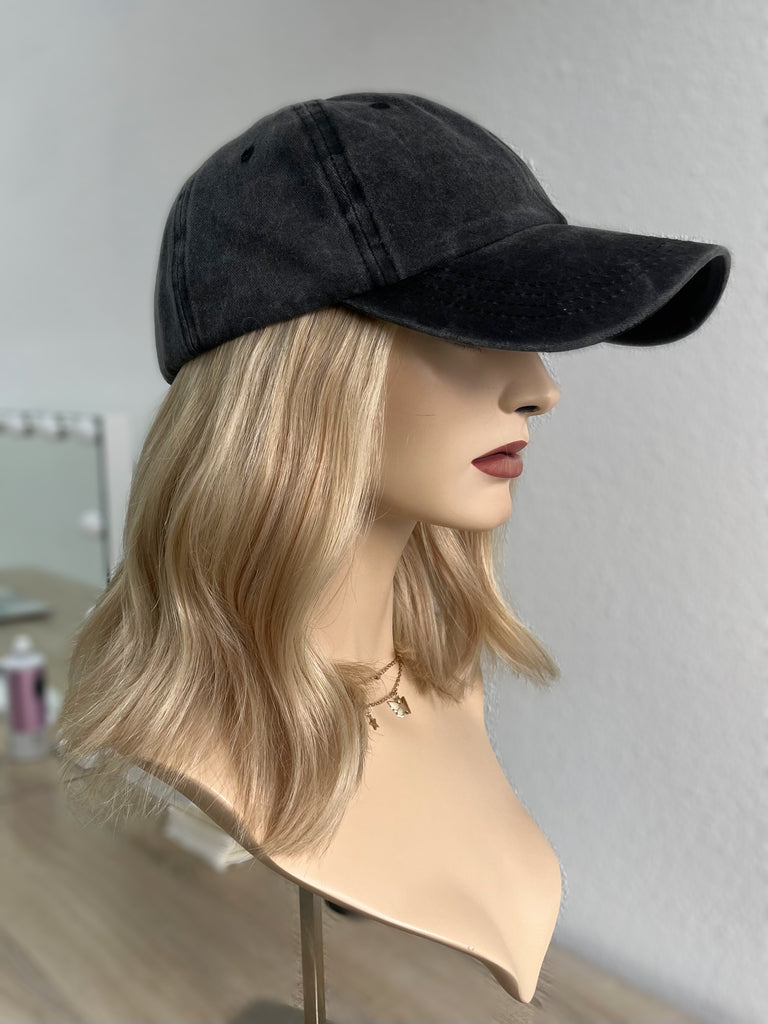 natural movement hair wigs - hat wigs - non-slip human hair wigs - easy to style human hair wig 