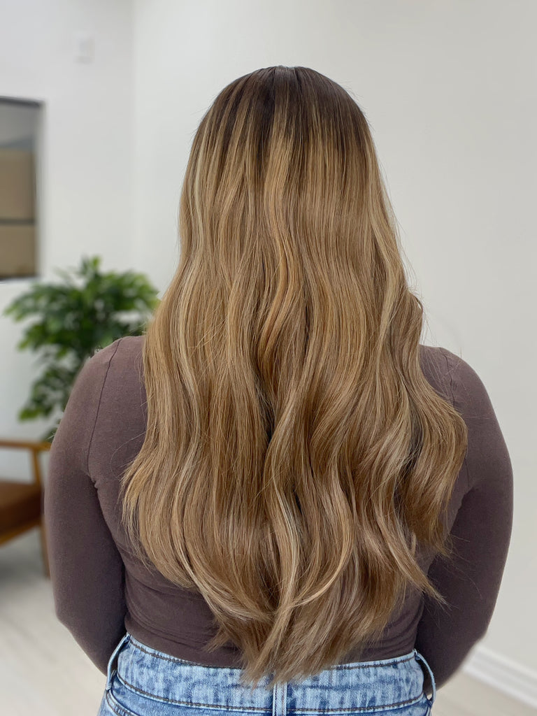  lace top human hair wig - blonde human hair wig - lace top wigs for women - breathable human hair wigs - affordable natural hair wigs - full coverage human hair wigs
