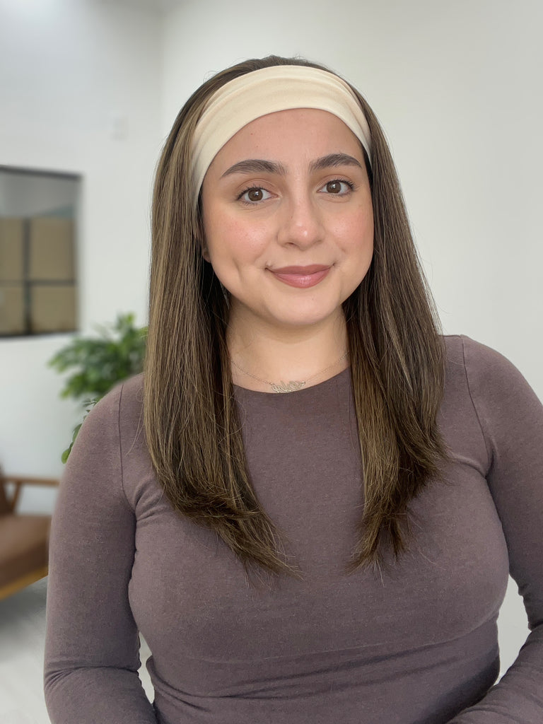natural movement hair wigs - pony wigs - bandfall active wigs for women - non-slip human hair wigs - easy to style human hair wig - ponytail wigs 
