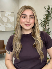 Lu's Wigs Lace Top Wig - Alicia Khaki Beige Blonde - R4024