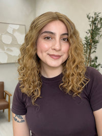 Wave Hair Collection Customized Curls Lace Top Topper/Whopper - Dylan Medium Sandy Blonde - R4038