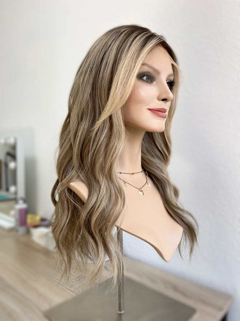 natural movement hair wigs - pony wigs - bandfall active wigs for women - non-slip human hair wigs - easy to style human hair wig - ponytail wigs